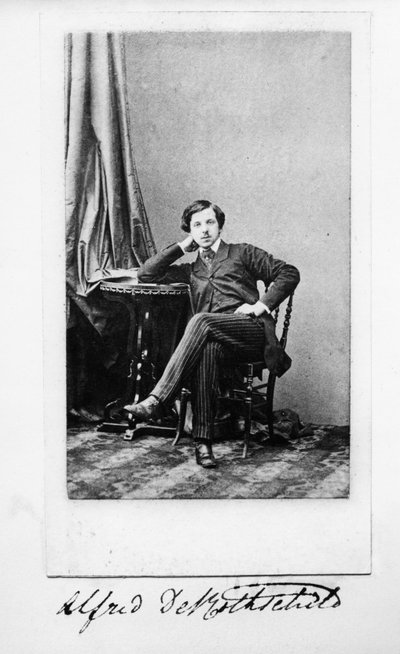 Alfred de Rothschild, c.1860s by English Photographer
